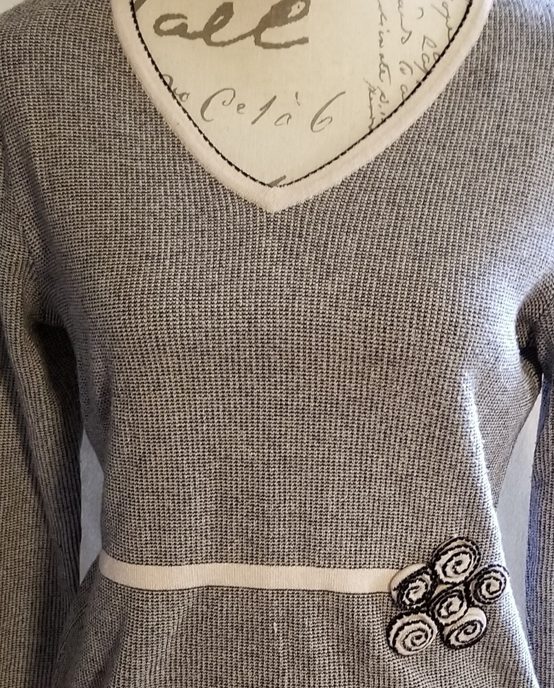 Jones New York Sweater 3/4 sleeve